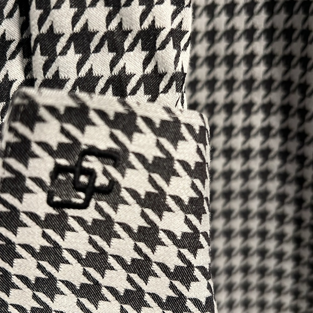 Chico’s houndstooth blouse, size -3 - Picture 8 of 11